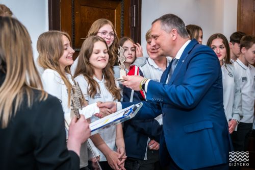 Nagrody Burmistrza w dziedzinie SPORTU_15 maja 2023 r. | gizycko.pl/ Fotografia Tomasz Karolski