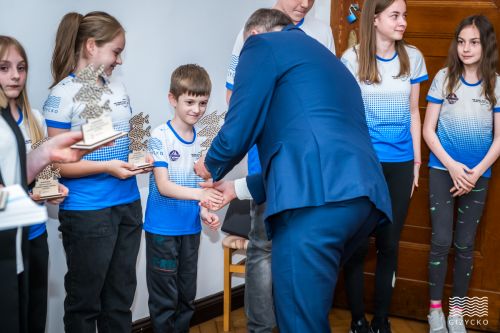 Nagrody Burmistrza w dziedzinie SPORTU_15 maja 2023 r. | gizycko.pl/ Fotografia Tomasz Karolski