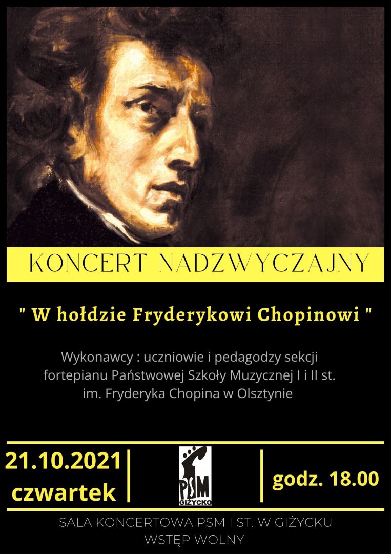 Koncert Nadzwyczajny w PSM 1 - plakat 