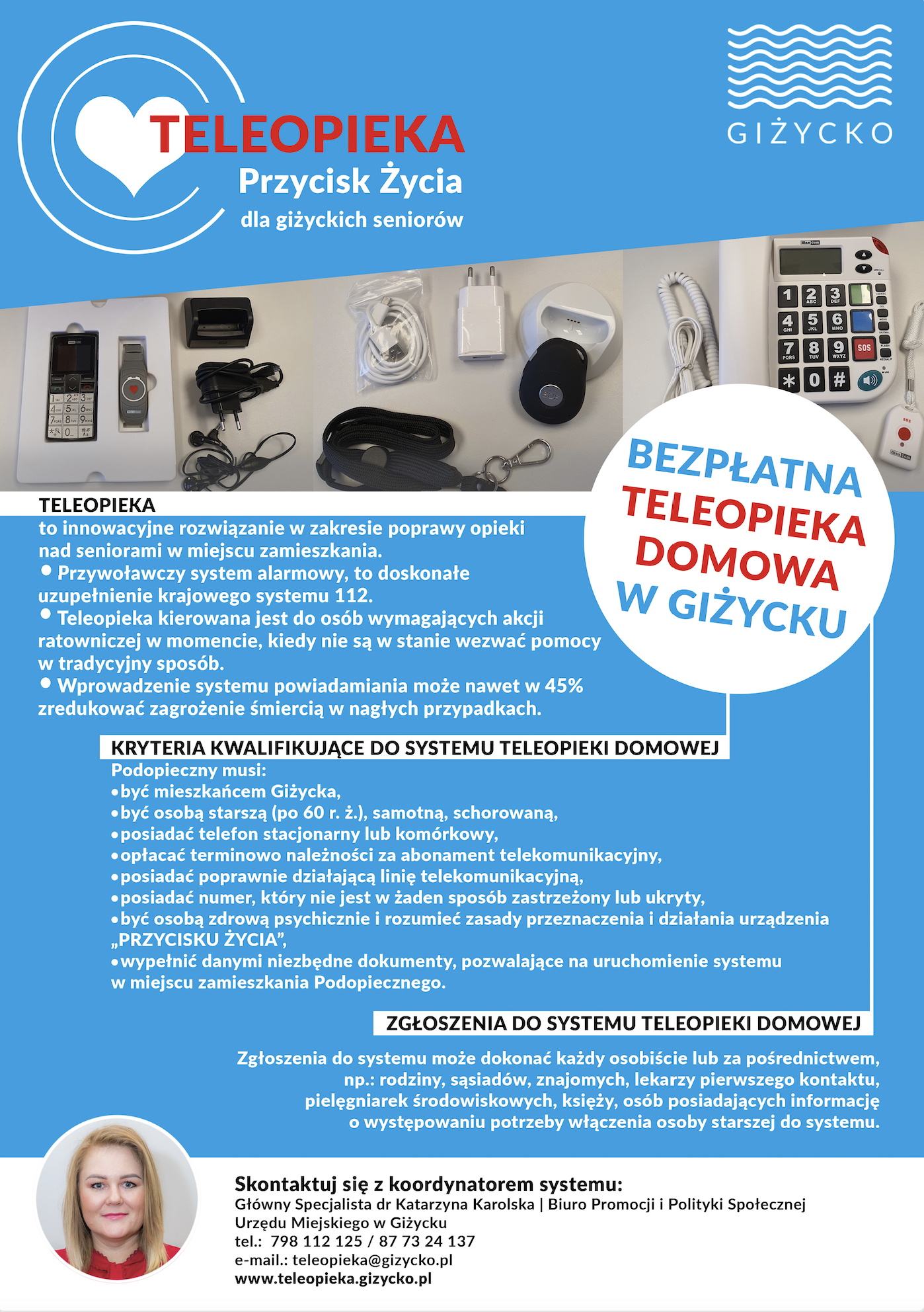 Plakat Teleopieka