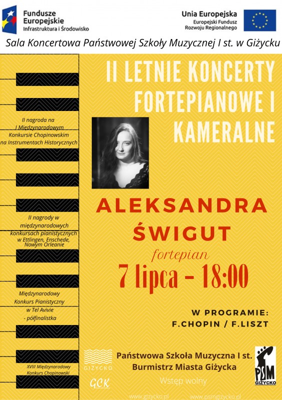 II Letnie Koncerty Fortepianowe i Kameralne | 7 lipca